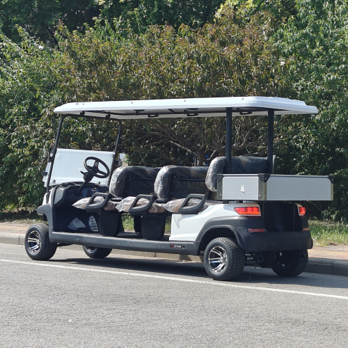 How can we avoid accidents when driving Golf Cart in the rain?