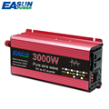 Shipping Ukraine 3kw 3000 Watt 12V 24V 48V Dc to AC 220V 1000W 1600W 2200W Car RV Power Pure Sine Wave Power Inverter 3000w1