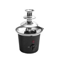 Miniature Stainless Steel Plastic Chocolate Fondue Fountain Machine: Ideal for Home, Restaurant, and Hotel Settings with Essential Core Gear Components1
