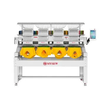MBC1504 Efficient Industrial Four Head Computerized Embroidery Machine Used for Embroidery Design of Hats and Clothes1
