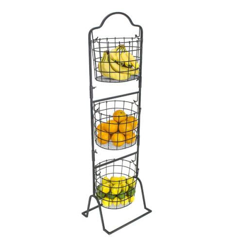 Simple and beautiful steel wire fruit rack