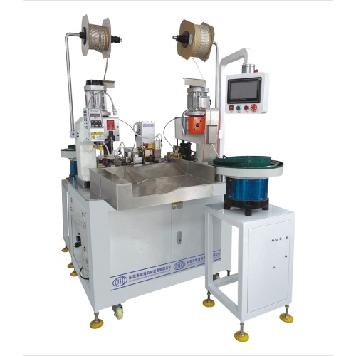 JH-7701SH Crimpagem de extremidade dupla totalmente automática com máquina de inserção de inicialização de extremidade dupla