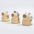 USB Rechargeable Silicone Capybara Night Light - Cute Children's Bedside Lamp1