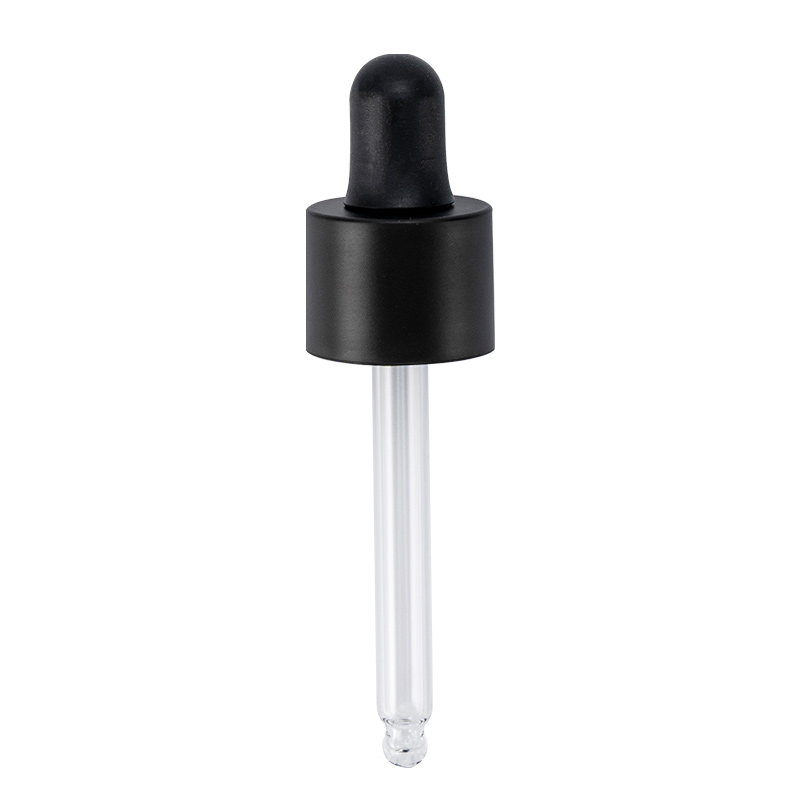 13mm matte black plastic dropper