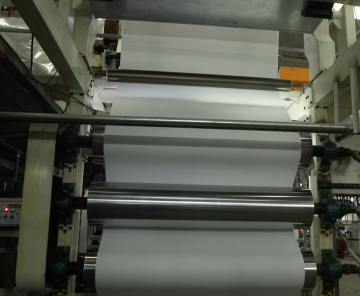 Jumbo roll sublimation paper production process