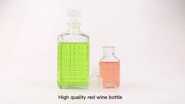 100ml 500ml glass whiskey decanter