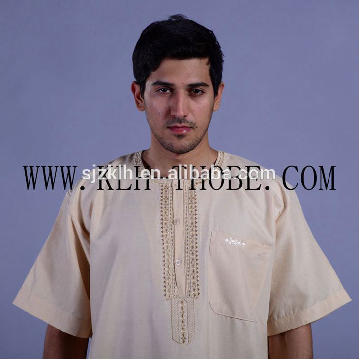 Nuovo stile Men Thobe Men Abaya Arabian Thobe for Men Dress1