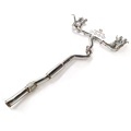 Subaru WRX / STI 2015+ T-304 Stainless Steel Exhaust Catback System with 3-inch Quad Muffler Tips1
