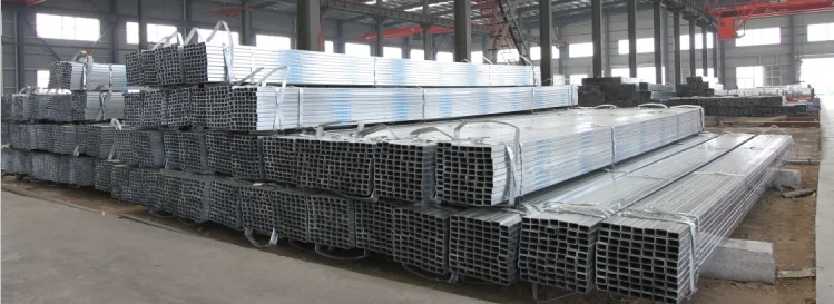 Galvanized square tube