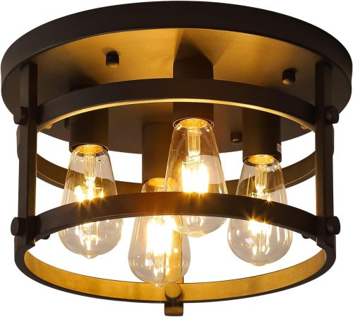 Industrial Metal Ceiling Lights - Versatile Indoor Lighting Solution