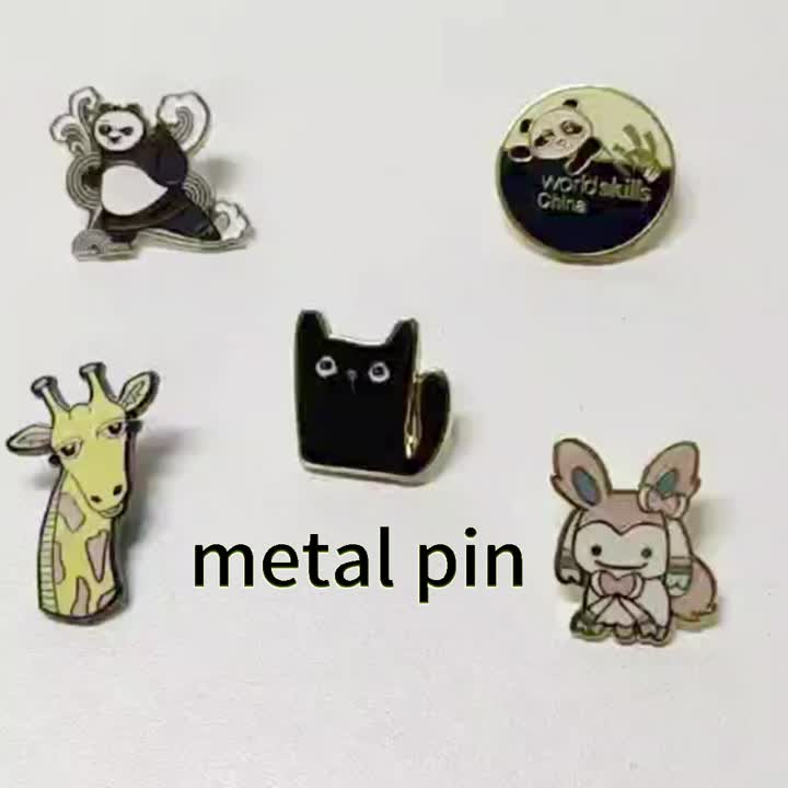 pin lapel logam