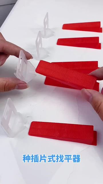 Use of plug-in tile leveler