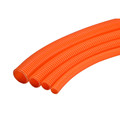 Protection de fil de couleur orange Nylon électrique du tube de fil ondulé de protection du câble de protection Slit1