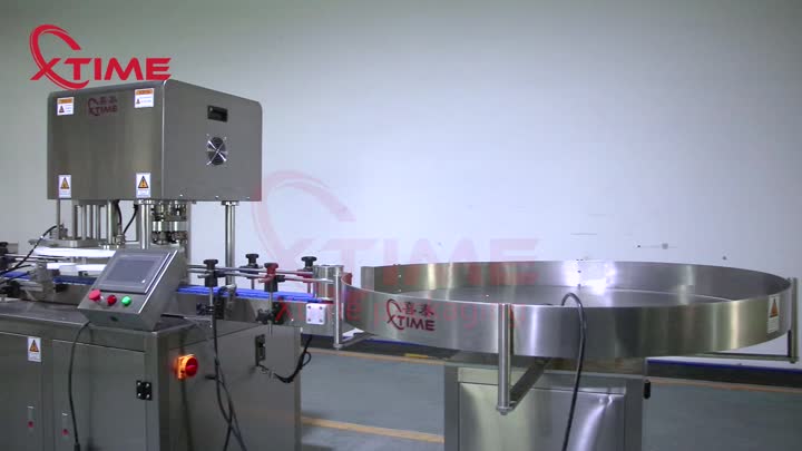 Double head powder filling machine