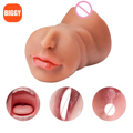 Wholesale 3D Pocket Pussy Sex Doll Male Masturbator Doll Realistic Mouth Oral Vagina Anal 3 in 1 Pocket Pussy Sex Doll for Men1