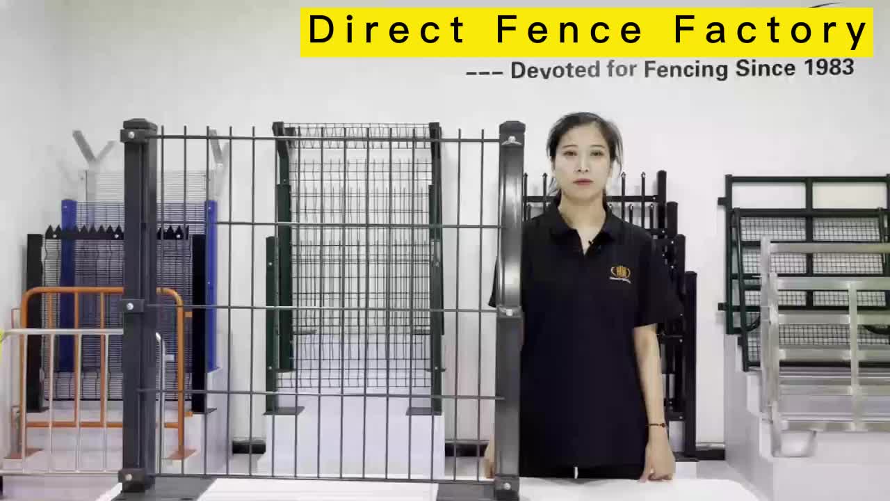 Nouveau design Hourde Sport Court Twin Wire 868 Mesh Fencing Panneaux de clôture 2D à vendre1