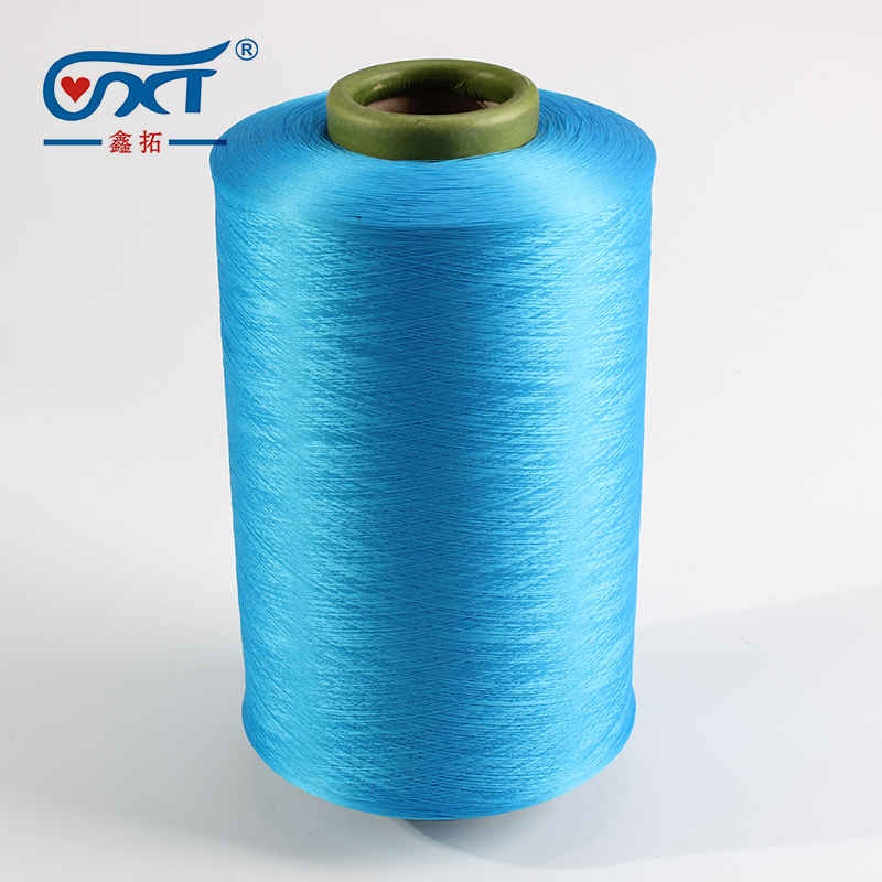 Sky Blue Nylon Covered Spandex Socks Dyed Sewing Thread Nylon Yarn