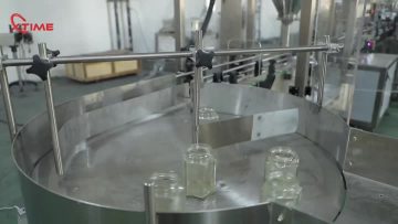 capping labeling laser coding machine for glass bottle