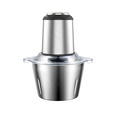 Professional Food Chopper with Garlic Peeler and Titanium Coated Blades, 5-Cup Glass Bowl for Efficient Vegetable, Fruit Salad, Onion, Garlic, and Meat Chopping1