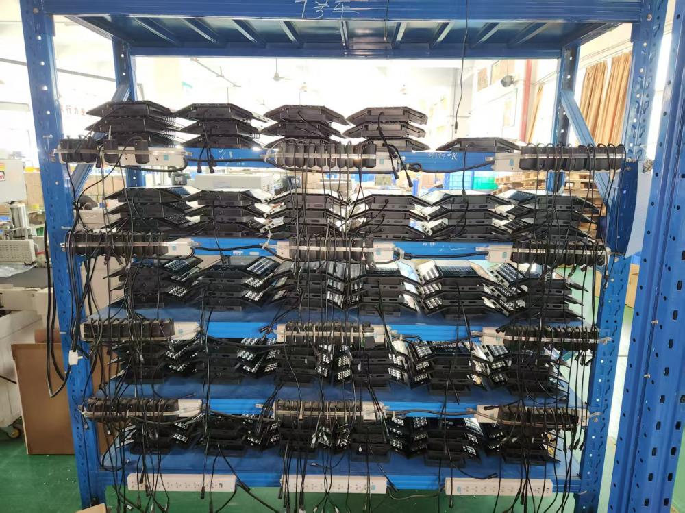 Lamps are ready for aging