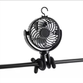 Flexible Tripod Clip pram Fan Rechargeable Portable Mini Usb Octopus Baby Stroller Fan Multi-function fan1