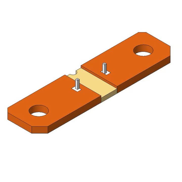125 µΩ HYCS6918 L100J2P Resistor de derivação do tipo pino