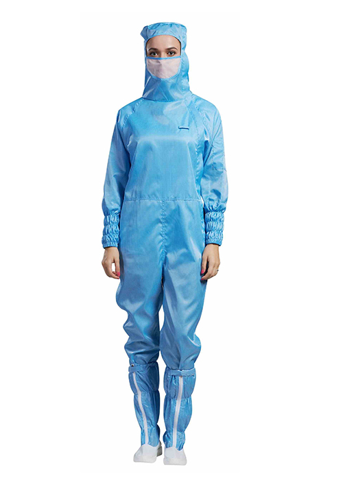 Side-opening Dustfree Cleanroom Garment