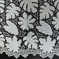Coton broderie motifs anglaises en œillette florale florale blanche Coton Broderie en dentelle Tissu pour chemise et robe1