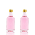 Clear Mini Small 50ml Liquor Alcohol Glass Wine Bottle with Screw Cap1