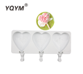 Diy Heart Shape Ice Cream Mold Silicone Ice Cube Tray Popsicle Mold1
