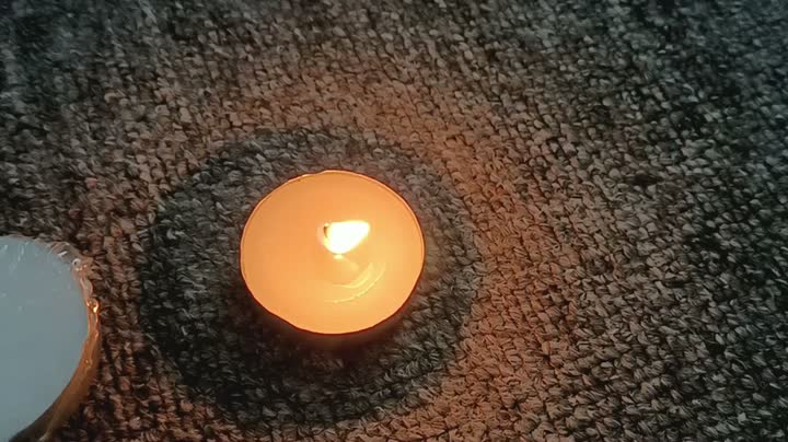 tealight candle white