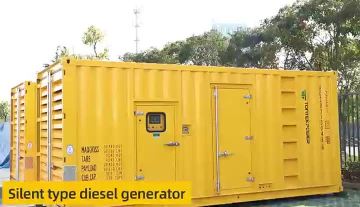 Container type generator set