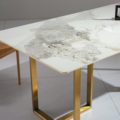 Best Selling Italian Simple Style Slate Top Dining Table Set for Home and Restaurant1