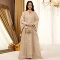 ماه رمضان دبی گلدوزی پولک دوزی لباس ماکسی دبی لباس مجلسی زنانه مسلمان گشاد گاه به گاه Abaya For Prom1