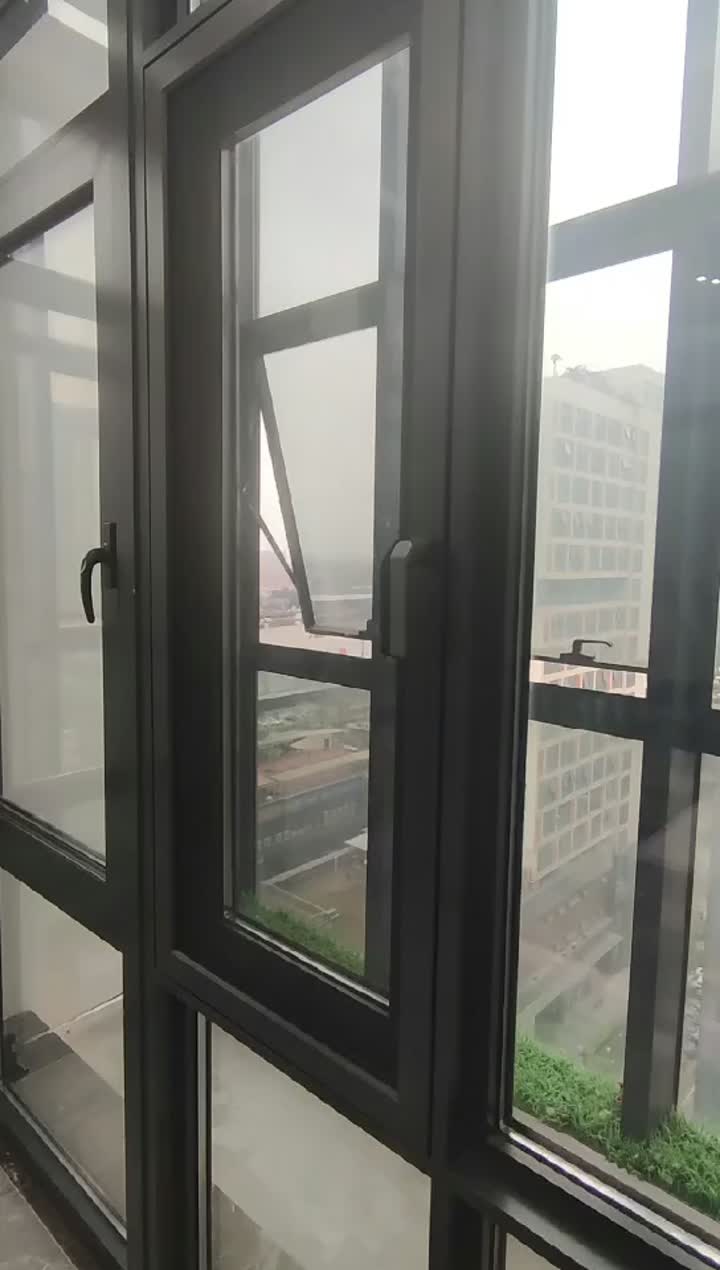 casement window with screen