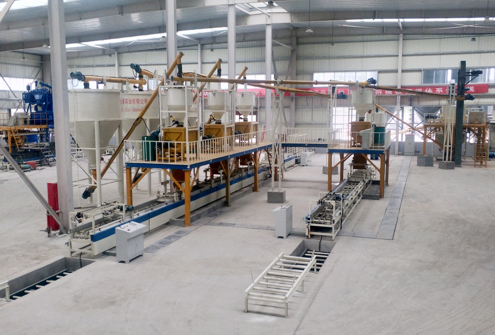 Panorama: Non-Demountable Composite Thermal Insulation Formwork Production Line