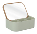 LED Mirror Storage Box: Girl's Beauty Double-Duty Makeup Kit with Lights1