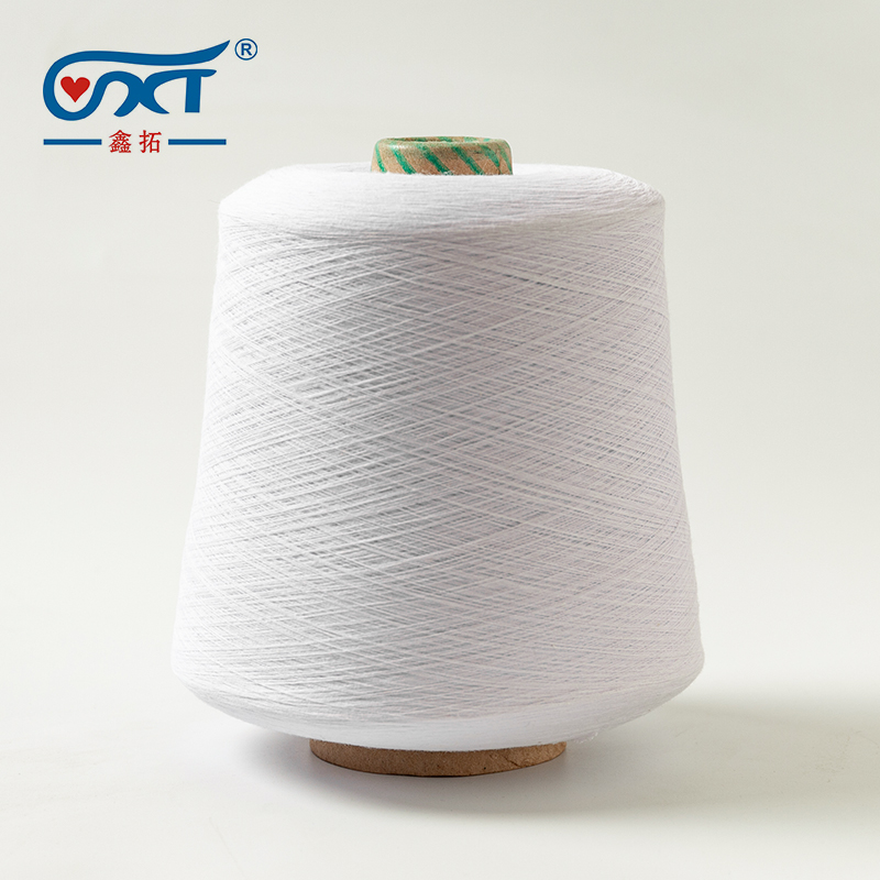 Hot selling raw white materials Open end spun 100% cotton combed yarn for knitting