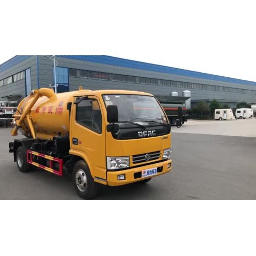 Dongfeng 4cbm sewage suction truck video