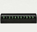 Factory Price Auto Accessories: Noctilucent Temporary Parking Card Phone Number Plate1