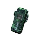 USB Rechargeable Waterproof Flameless Electric Lighter: Dual Arc Plasma Beam with Windproof Technology - Ideal for Outdoor Use1