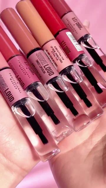 Portable Double-Ended Lip Balm and Lip Gloss