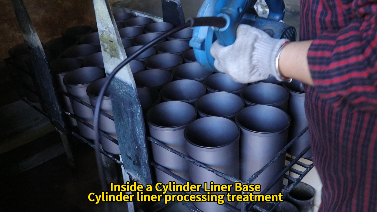Silindir Gömleği Tabanının İçi: Silindir gömleği işleme işlemi