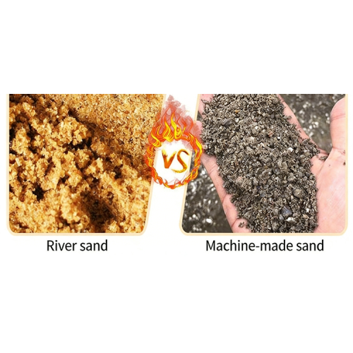 Адрозненні паміж штучным і рачным пяском - што лепш?