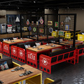 Retro Industrial Style Iron Art Furniture: Custom Logo Sofa Chairs & Dining Tables1