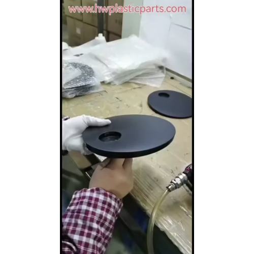 Injection molded base for household appliances