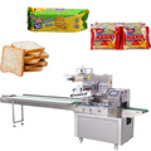 High Speed Biscuit Packing Machine  Bread Wrapping  Machine  Yolk Crisp Steamed Bread Food Packing Machine1