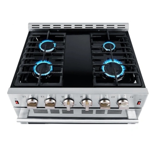 Leading kitchen technology, 30-inch stainless steel gas stove ignites a new chapter in cooking