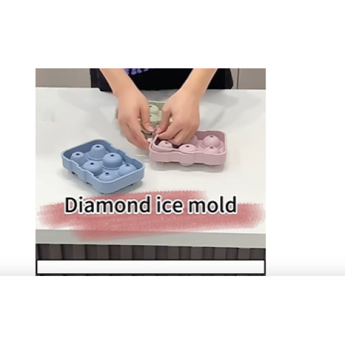 Plateau de moule à glace des crânes en silicone