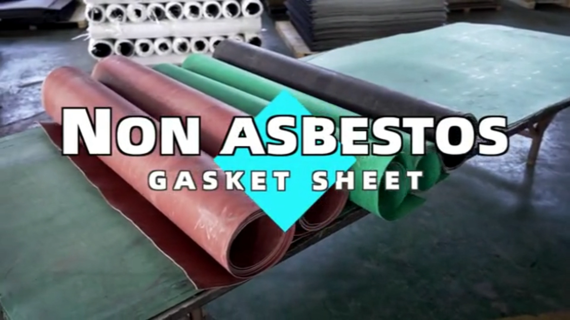 Green non asbestos rubber sealing gasket sheet1